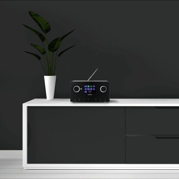DAB+ Stereo Internet Radio (MD89295), titan