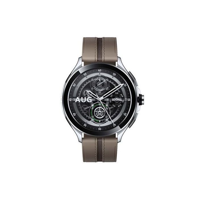 Montre connectée Xiaomi Mi Watch 2 Pro Argent et bracelet Cuir Marron FD