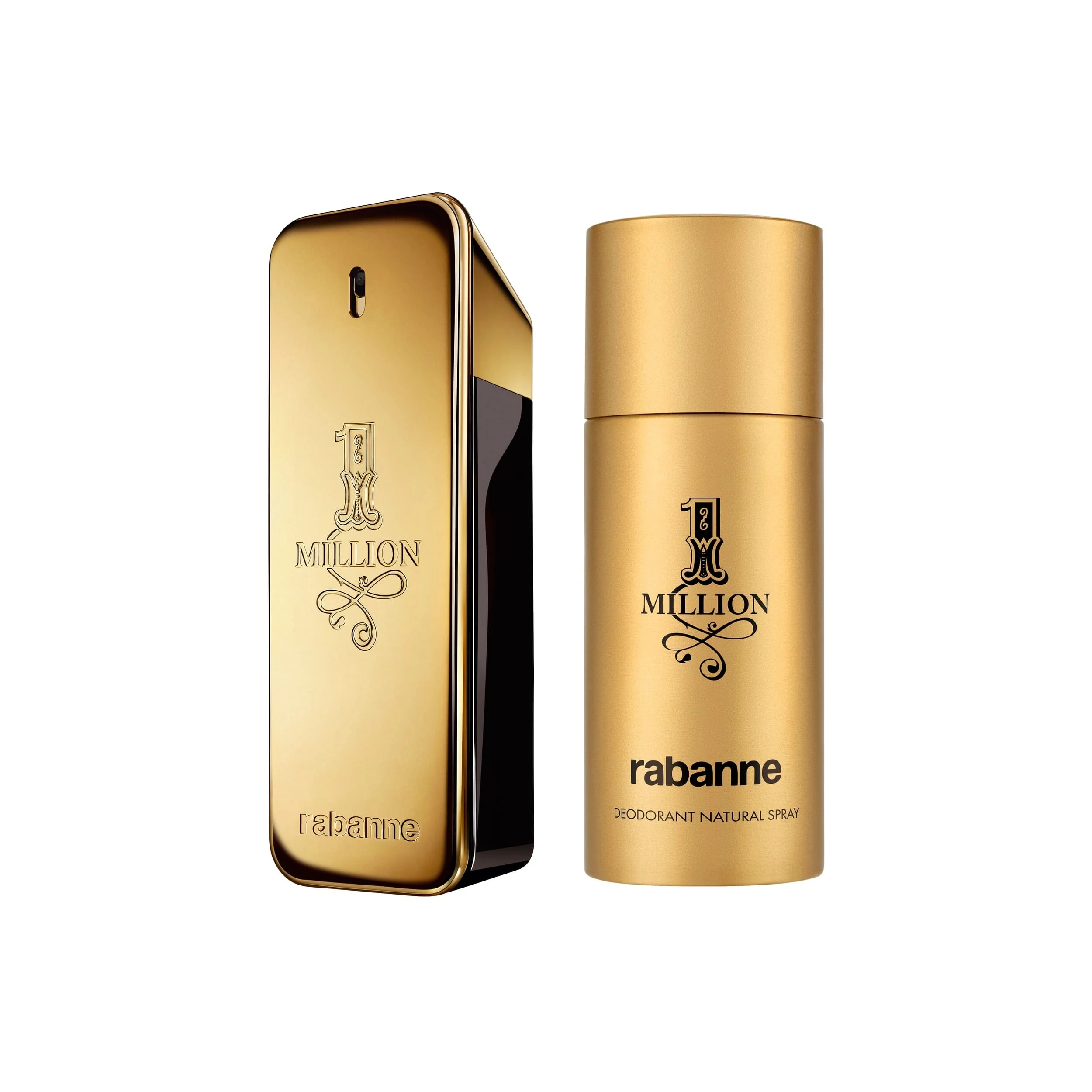1 Million Cofanetto 1 Million Eau de Toilette + Deodorant Spray - Cofanetto Profumo Uomo, Eau de Toilette, Deodorante Spray