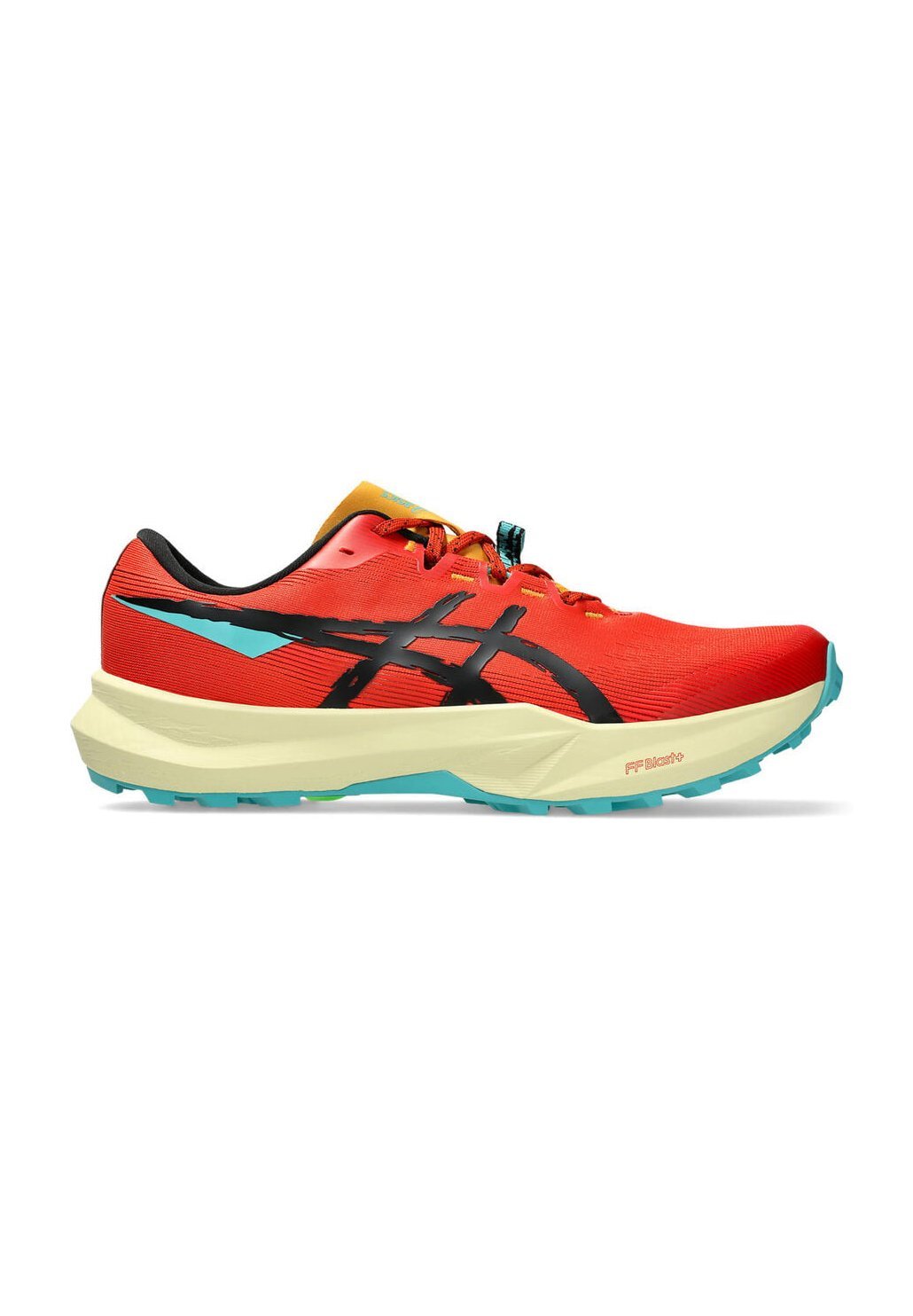 ASICS FUJI LITE 6 - Trailrunning schoenen - rood klei/zwart