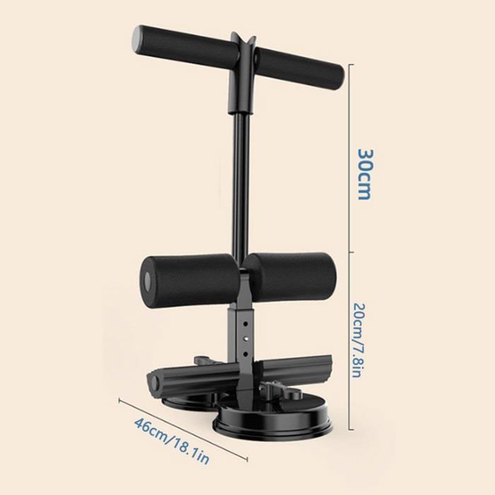 Appareil abdominaux portable réglable double ventouse entraînement muscles corps complet fitness maison durable pratique solide