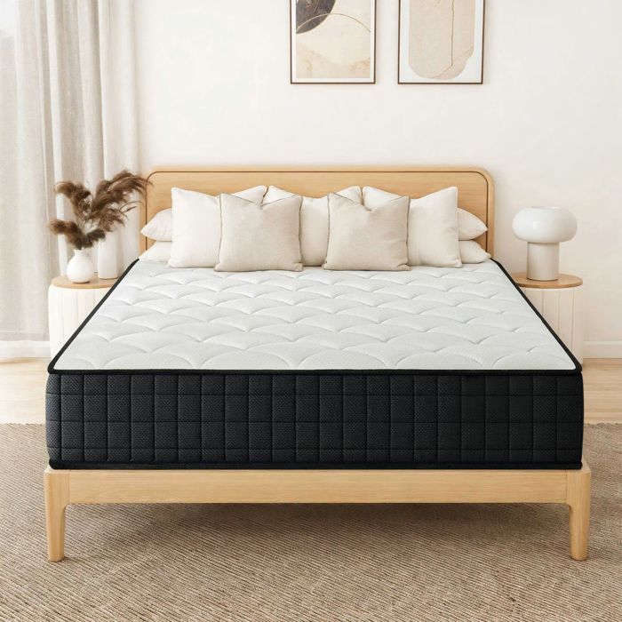 Colchón de 90x190 cm | Grosor: 12 cm | Individual | Confort equilibrado | Certificado Oeko-TEX