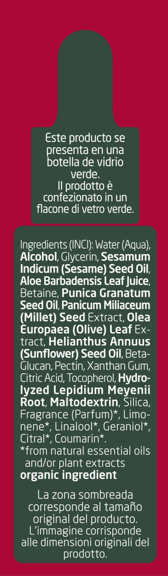 Serum za učvršćivanje kože s narom i maca peptidima Protiv bora i starenja