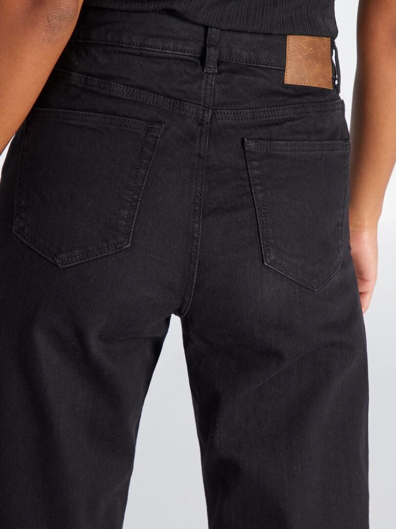 Pantalones vaqueros de corte regular - 32L - NEGRO