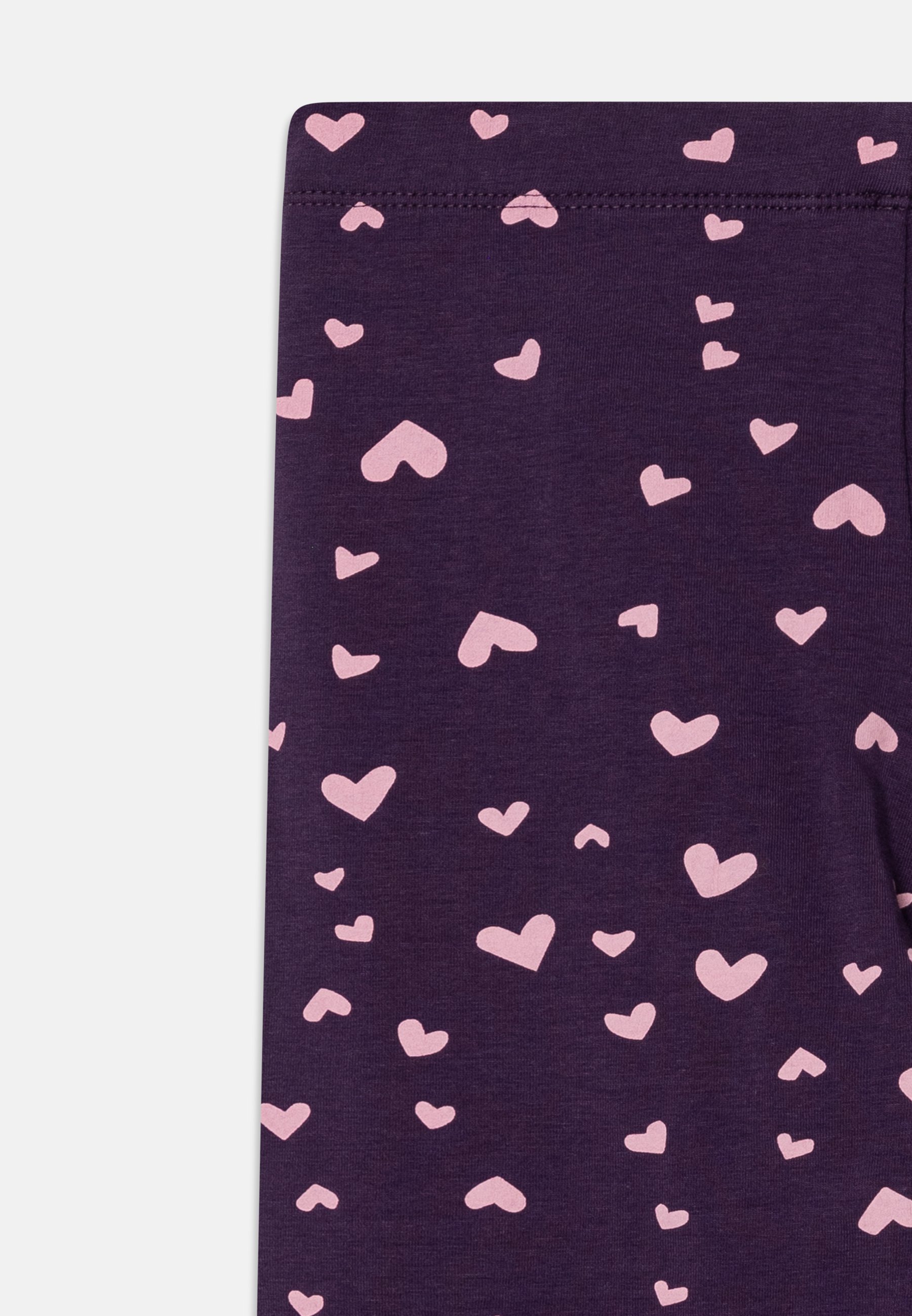Lot de 5 leggings Friboo - pantalon - bleu foncé/gris clair chiné/rose clair
