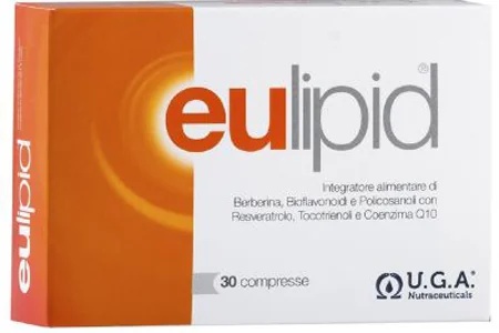 Eulipid voedingssupplement voor de cardiovasculaire functie, 30 tabletten