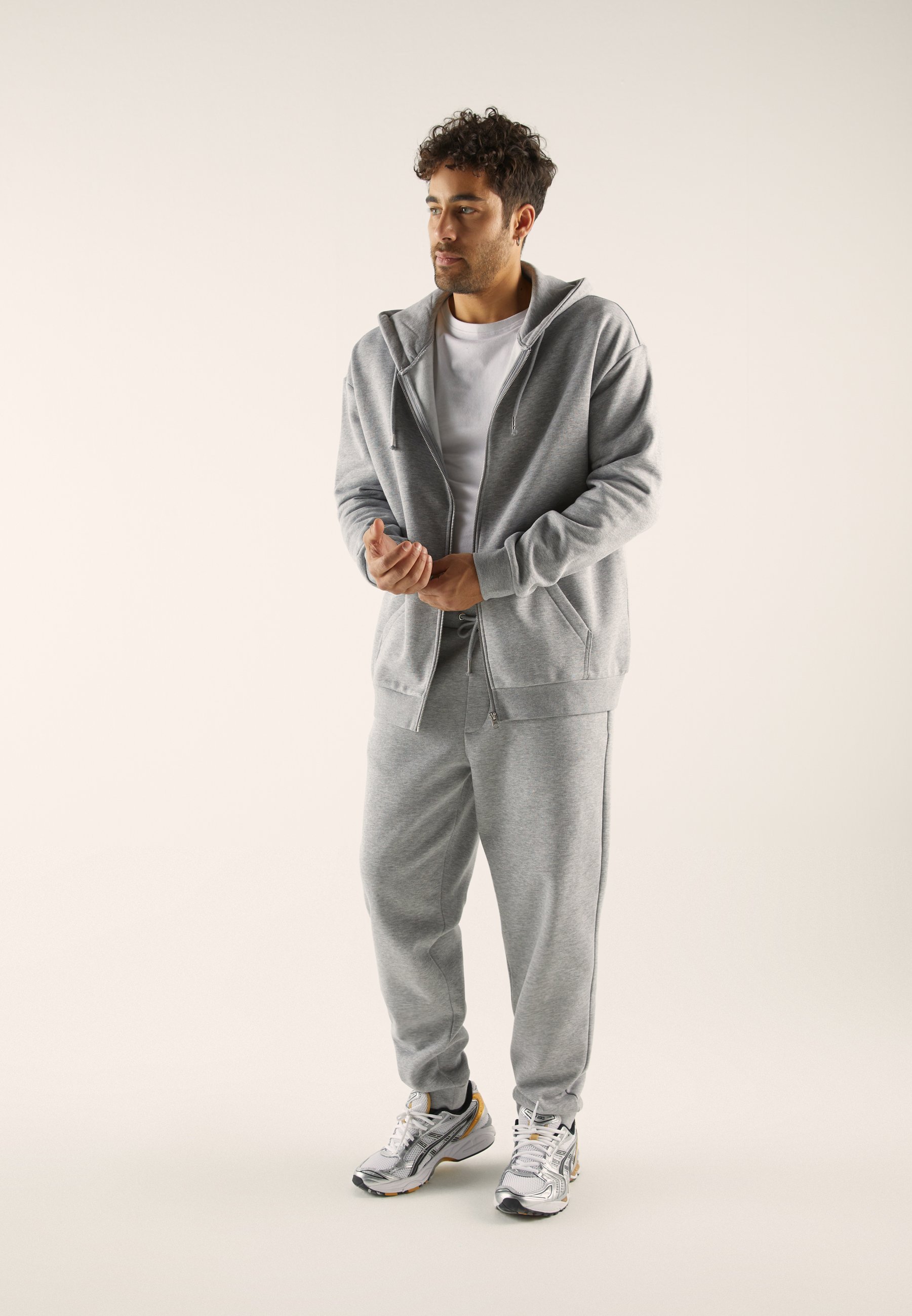 Bas de survêtement Pier One - gris chiné
