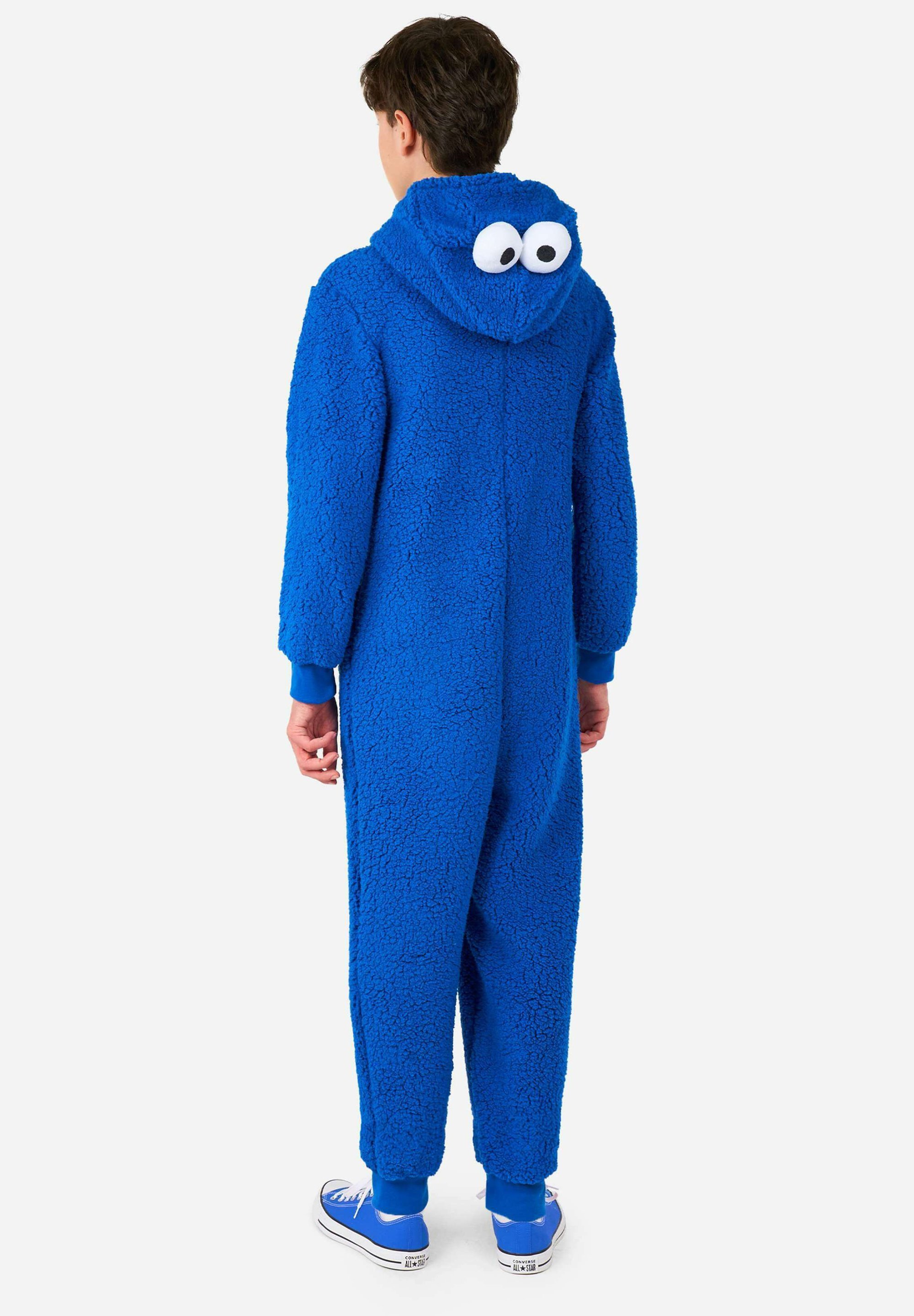 OppoSuits Kinder-Sesamstraßen-Einteiler - Overall - blau