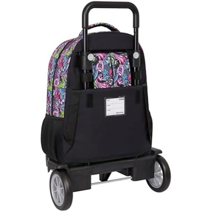 Zaino con ruote - SAFTA - Monster High - Compatto - Rimovibile - Per bambini