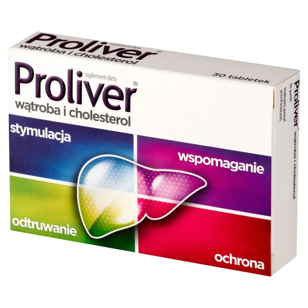 Proliver, Preparat wspomagający pracę wątroby, Tabletki