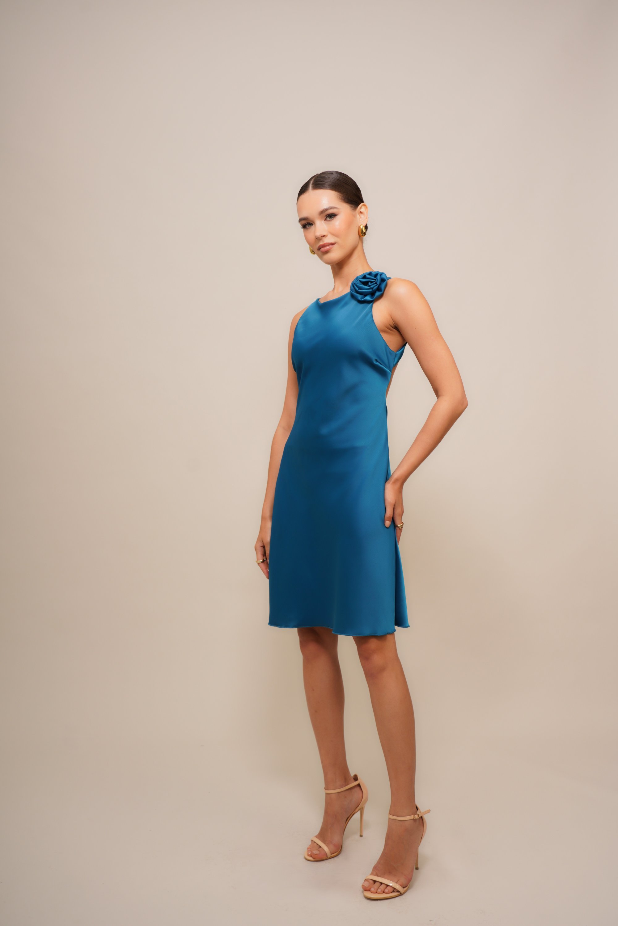 WAL G. HOLLY ROSE - Feestkleding - turquoiseblauw