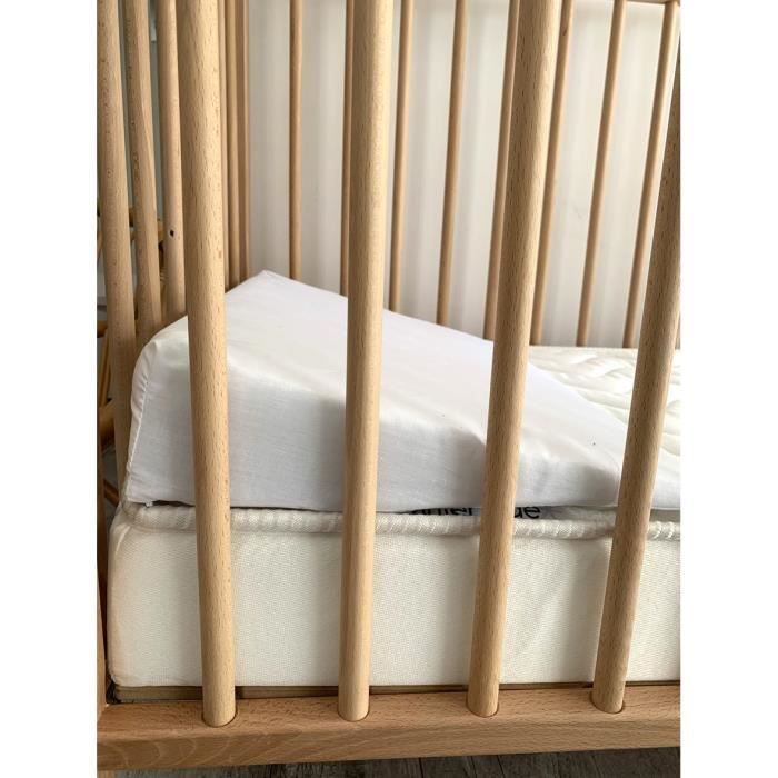 Matelas Climatisé TINEO 60x120 cm - Epaisseur 10 cm - Livre avec un plan incliné 15°