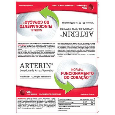 Arterin Doplněk stravy pro srdeční funkci, 90 tablet.