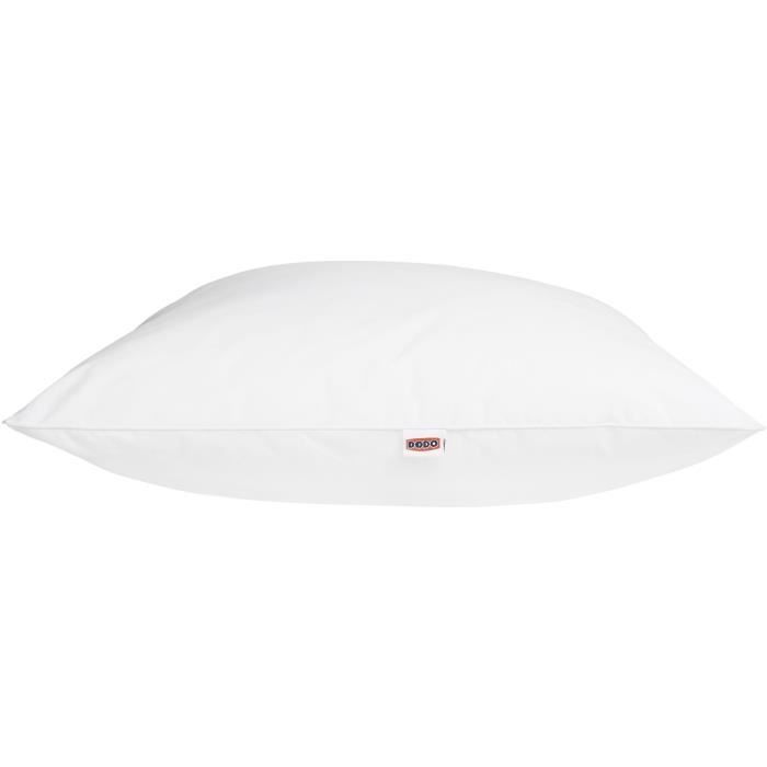 Almohada DODO LUXOR 60x60 cm - 100% algodón - Efecto plumón