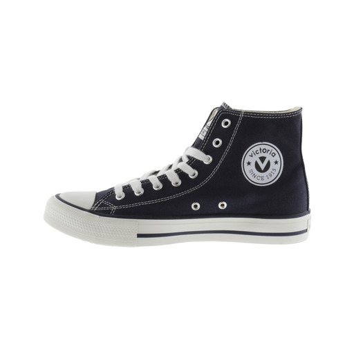 Victoria Tribu Canvas Ankle Boots with White Laces