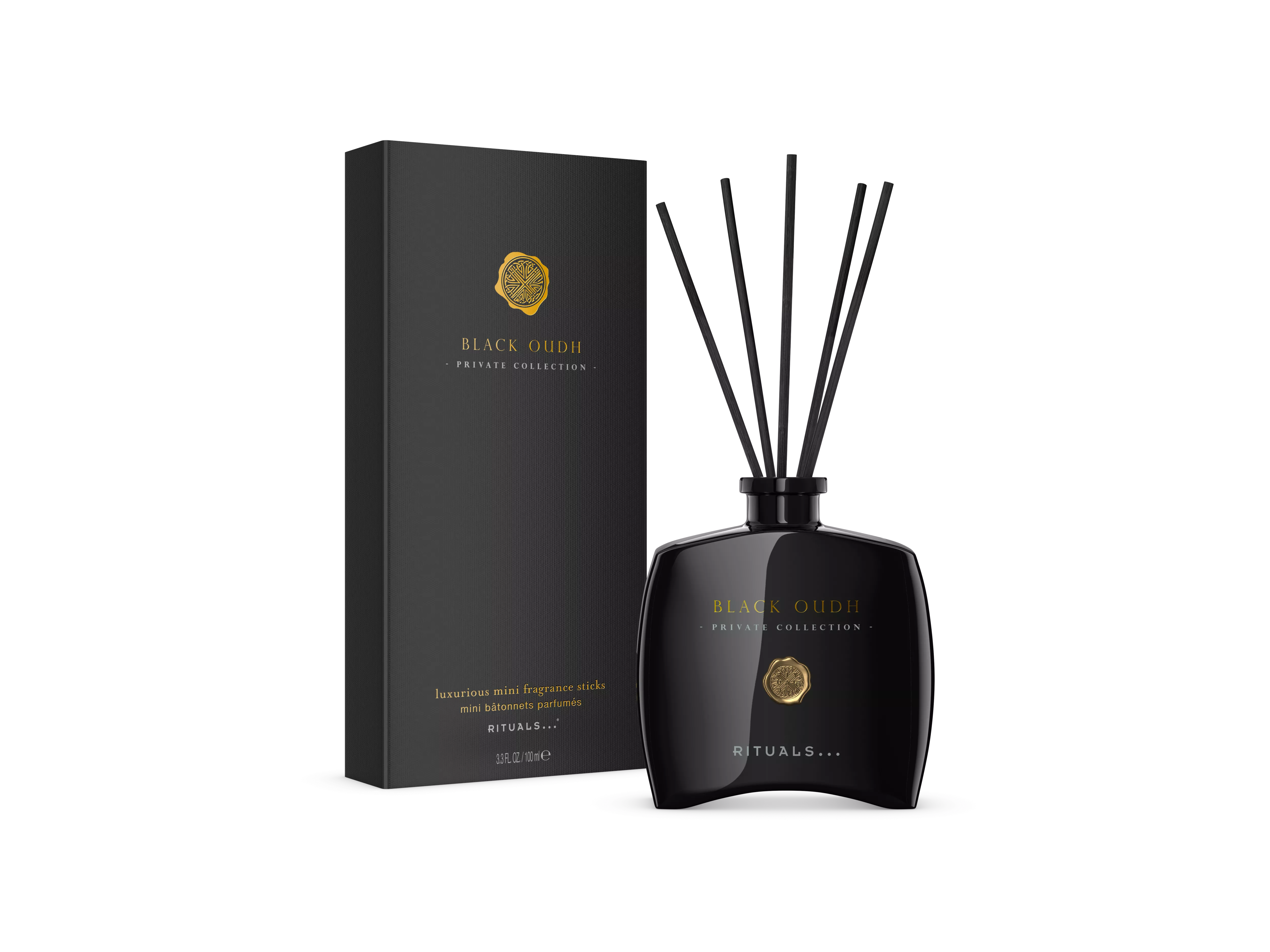 Bâtonnets parfumés mini Oud noir