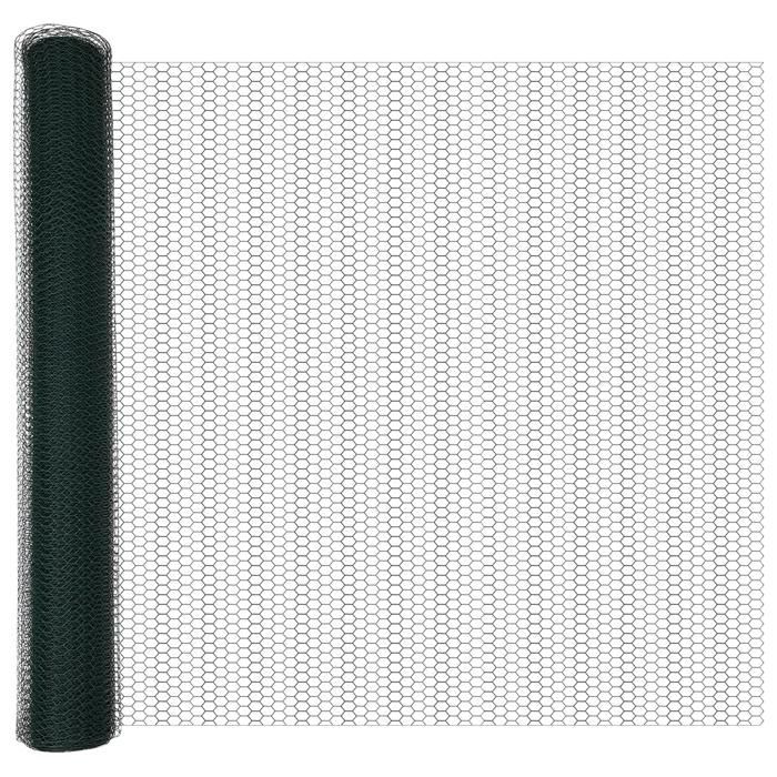 Clôture Hexagon vidaXL Verte 1,4x10 m Acier 3353067