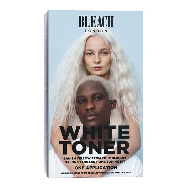 Komplet za toniranje belih las Bleach London White Toner Salon Standard Home Toning