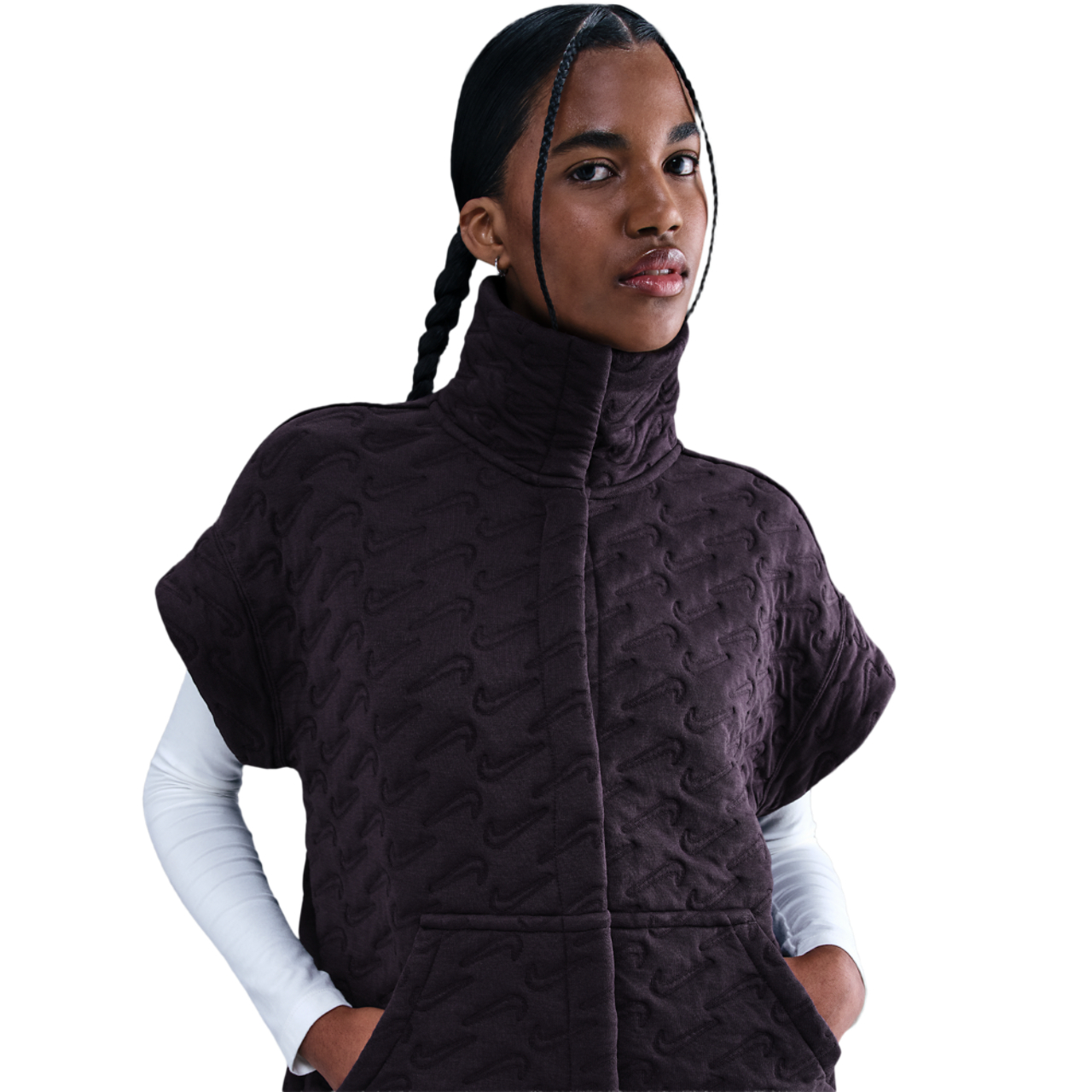 Nike Sportswear Phoenix Ylisuuri Jacquard-liivi