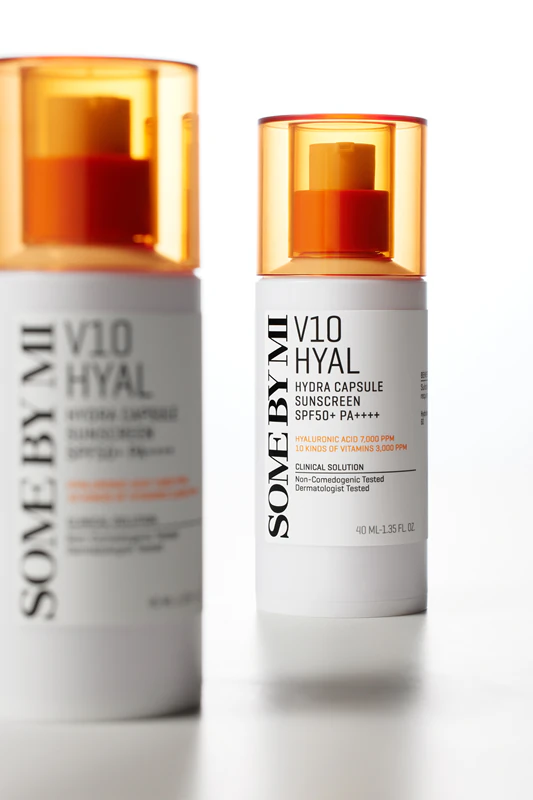 Some By Mi V10 Hyal Hydra Capsule Zonnebrandcrème met bescherming voor de gevoelige en intolerante huid SPF 50+