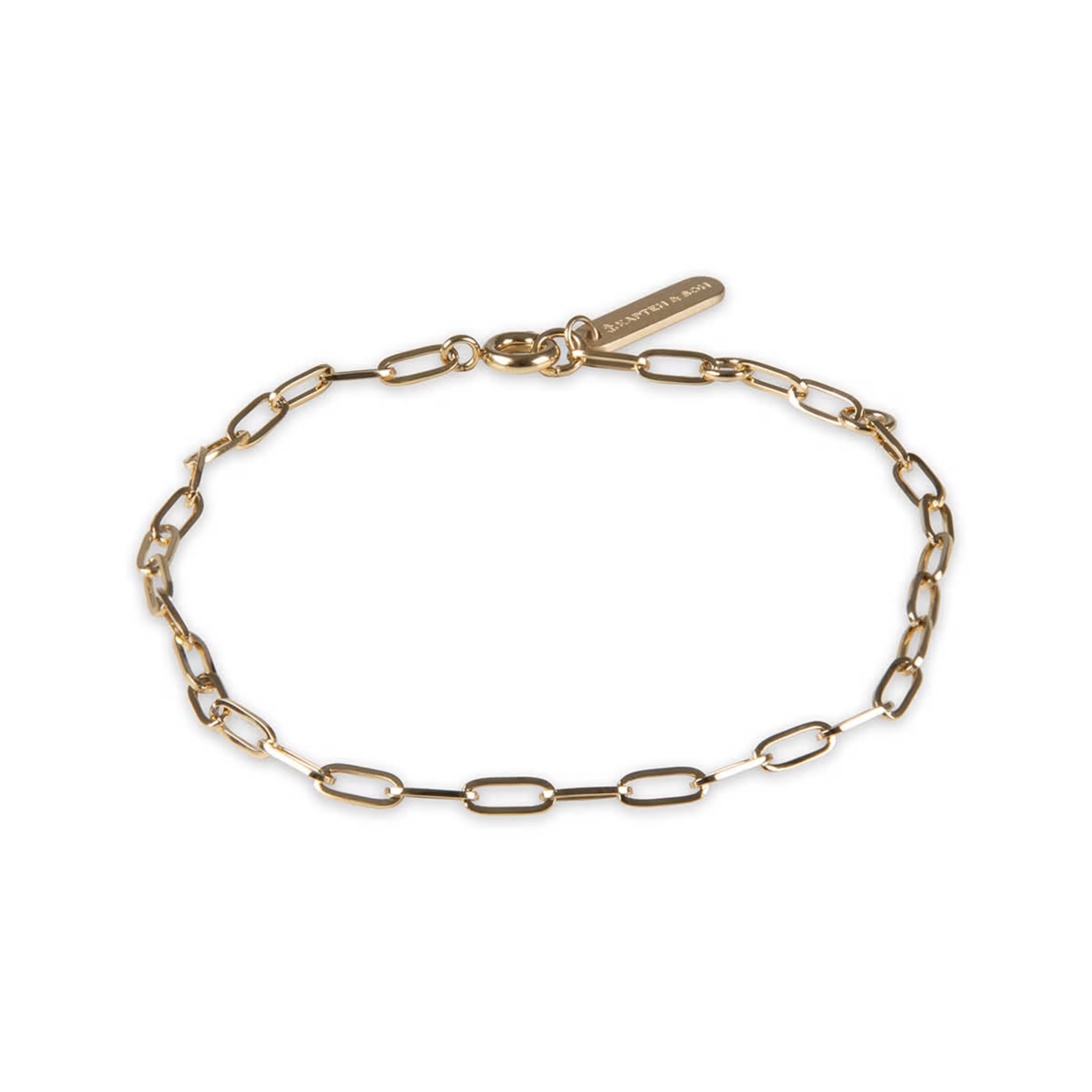 Bracelet à fermoir doré
