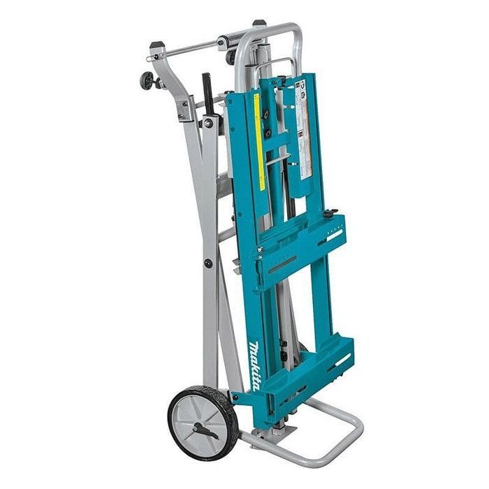 Werkbankwagen - MAKITA - DEAWST05 - Aluminium - 4 wielen - Compatibel met links- en linksdraaiende zagen