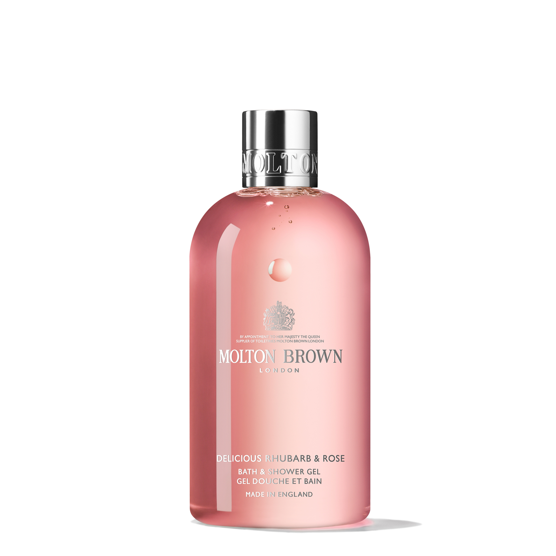 Gel de baie și duș delicios cu rubarbă și trandafir 300 ml - Molton Brown
