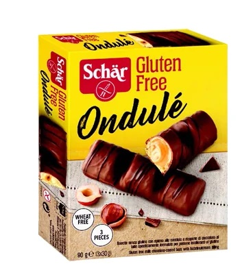 SCHAR Schar Ondulè Bezglutēna šokolādes tāfelītes 90g