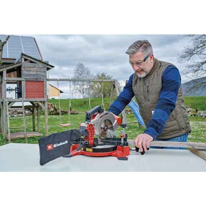 Einhell TE-MS 18/210 Li Akku Kap-/Geringssav - Solo PXC (18V, 210 x 30 mm klinge) Leveres uden batteri eller oplader