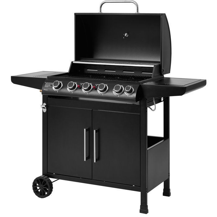 Gas barbecue - Cookingbox - Paarl - 5 burners - Cooking surface: 70 x 42 cm - Steel cooking grate