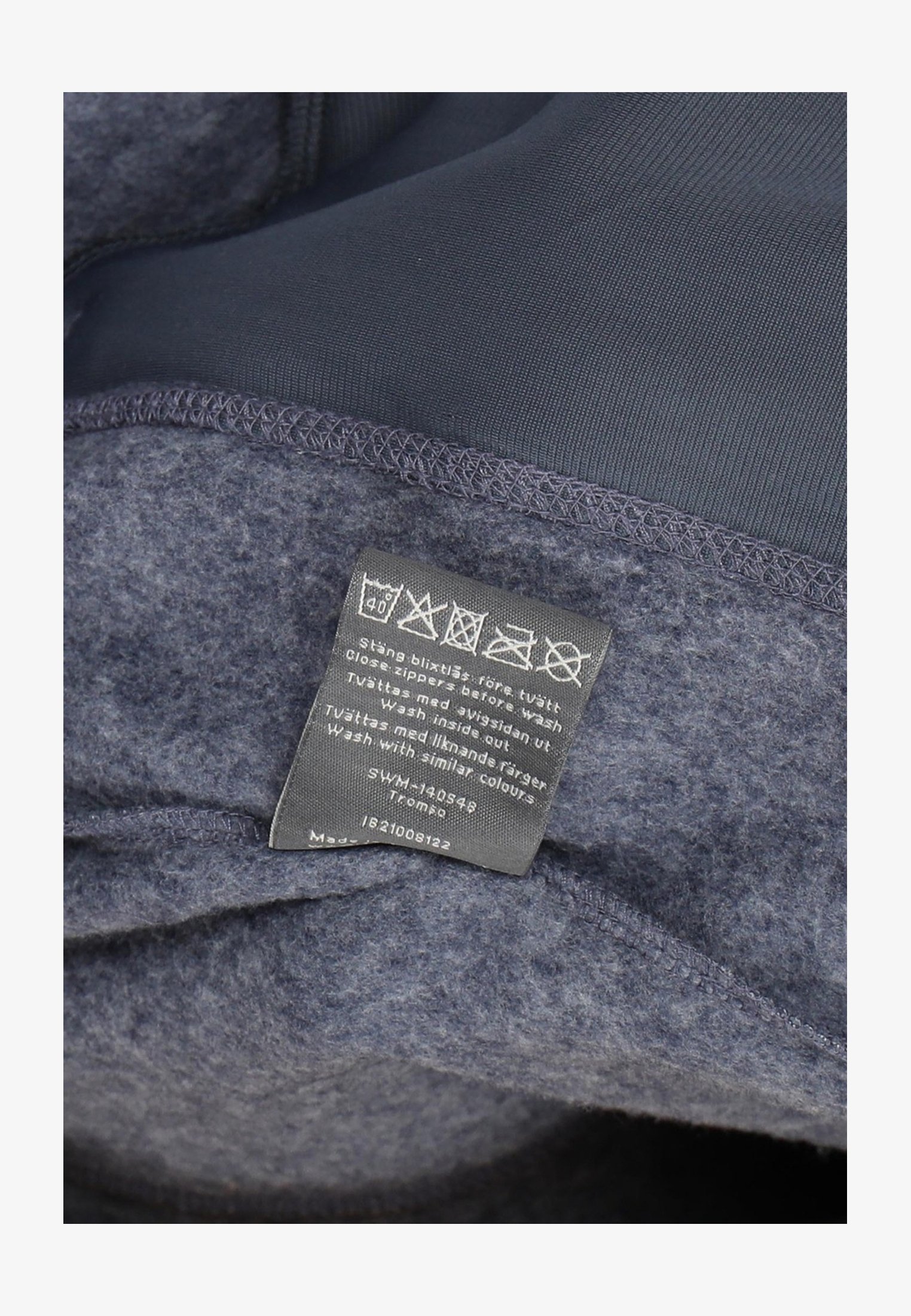 Giacca in pile Swedemount - blu navy mélange