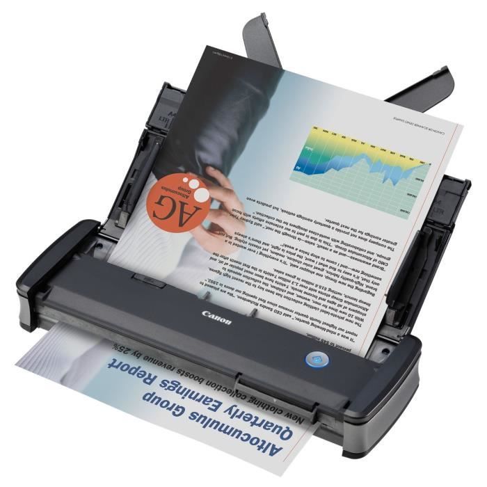 Scanner portable CANON imageFORMULA P-215 II USB Recto/Verso - 600 dpi x 600 dpi - Noir