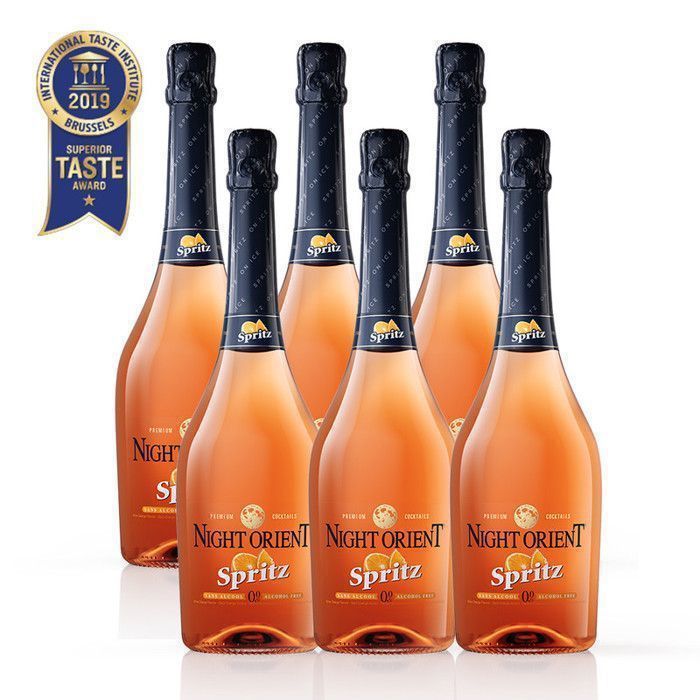 6x Night Orient Spritz sans alcool 75 cl - carton de 6 bouteilles