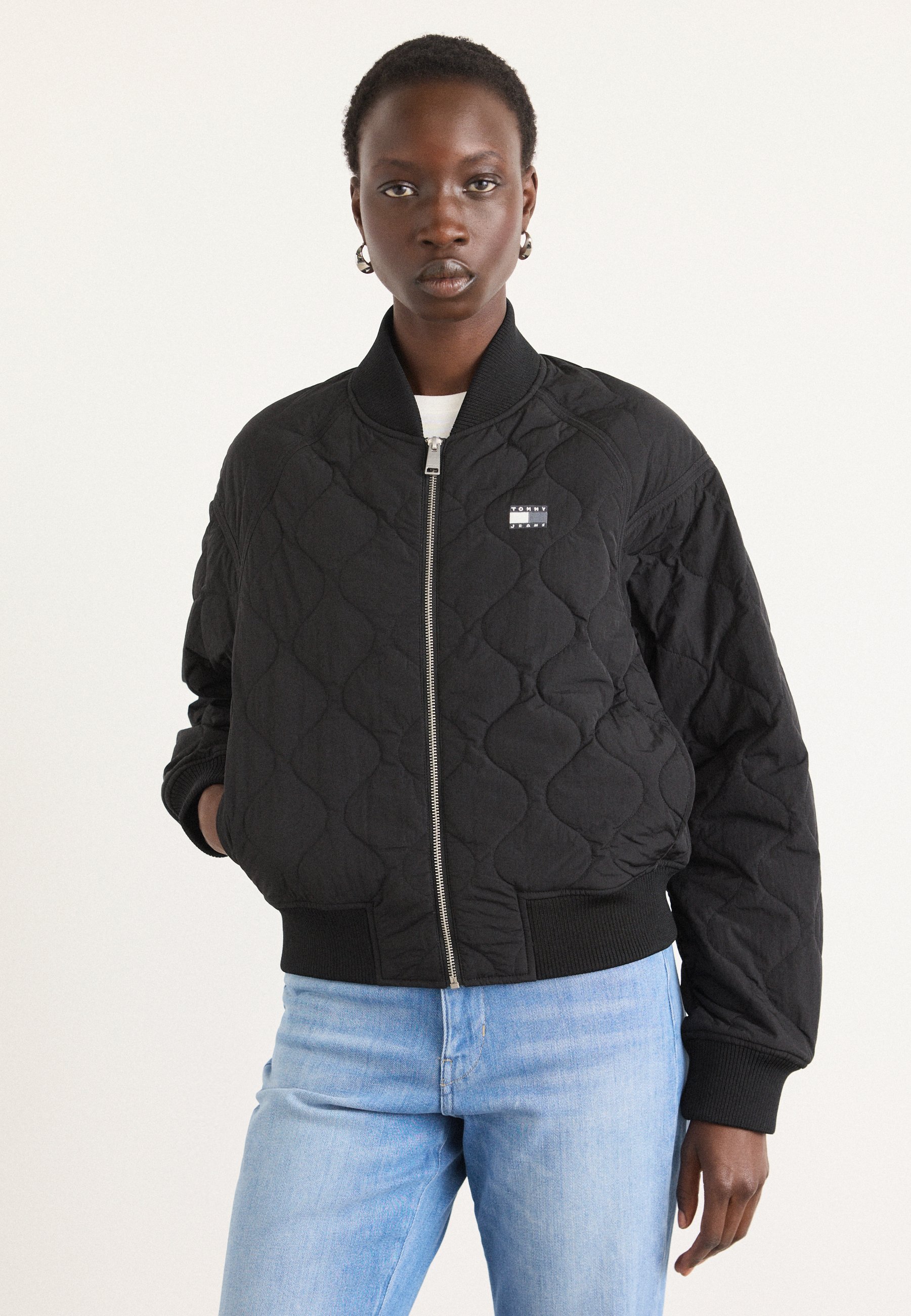 Giacca bomber Tommy Jeans - nera
