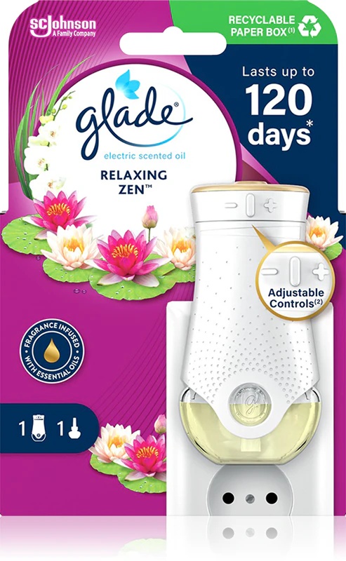 GLADE Relaxing Zen електрични освеживач ваздуха