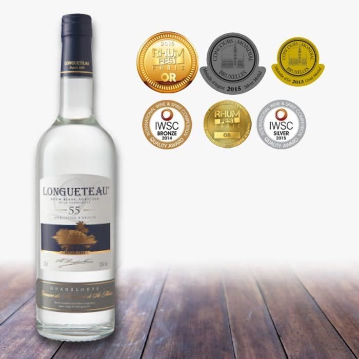 Longueteau White Rum 55° 70cl