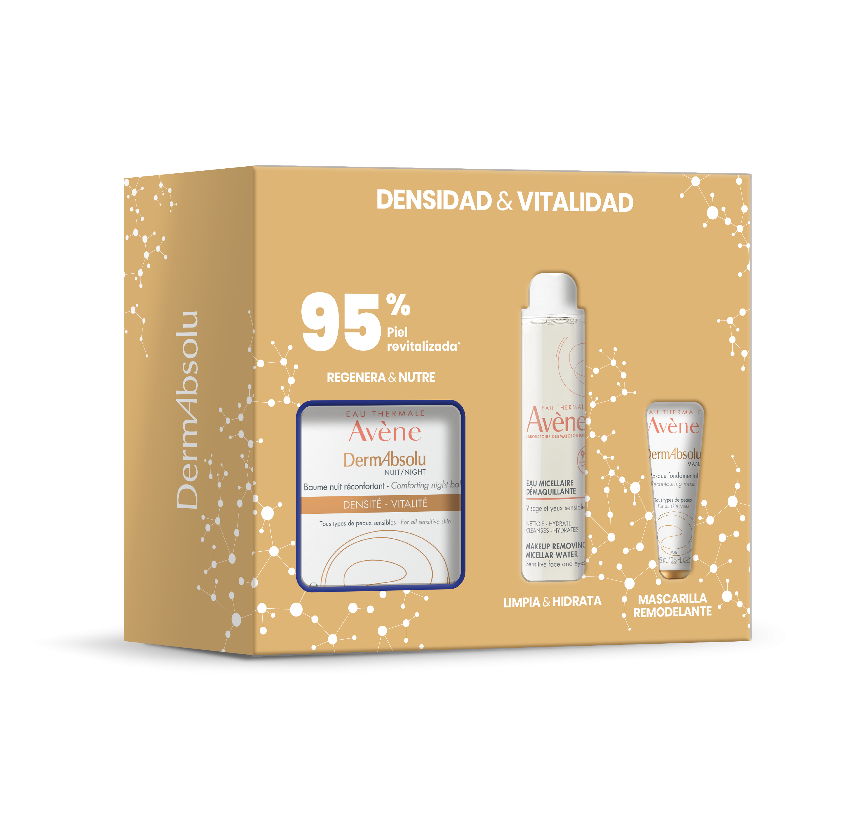 DermAbsolu Set za gustoću i vitalnost 95% revitalizirane kože Ljekarnički setovi i pakiranja