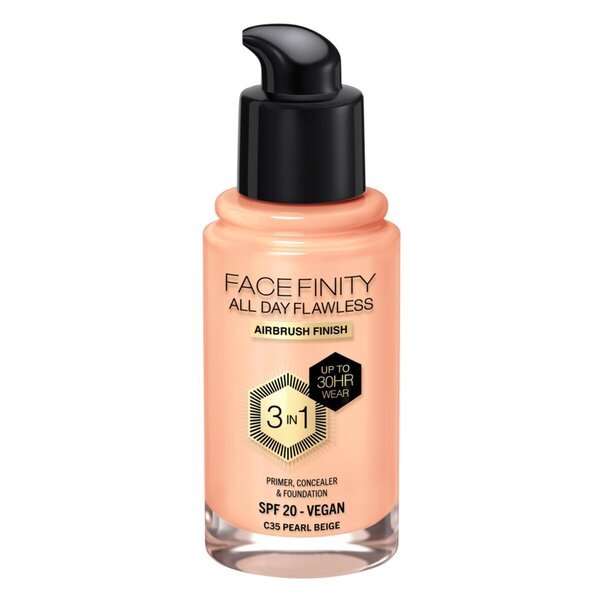 Max Factor Facefinity All Day Flawless C35 Pearl Beige tekoči puder 30 ml