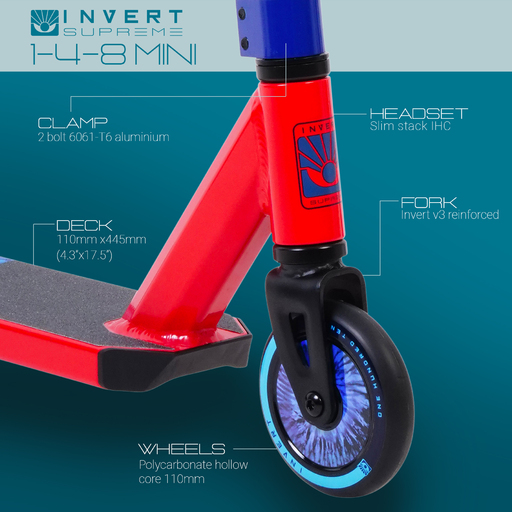  Trotinetă Invert Supreme Mini