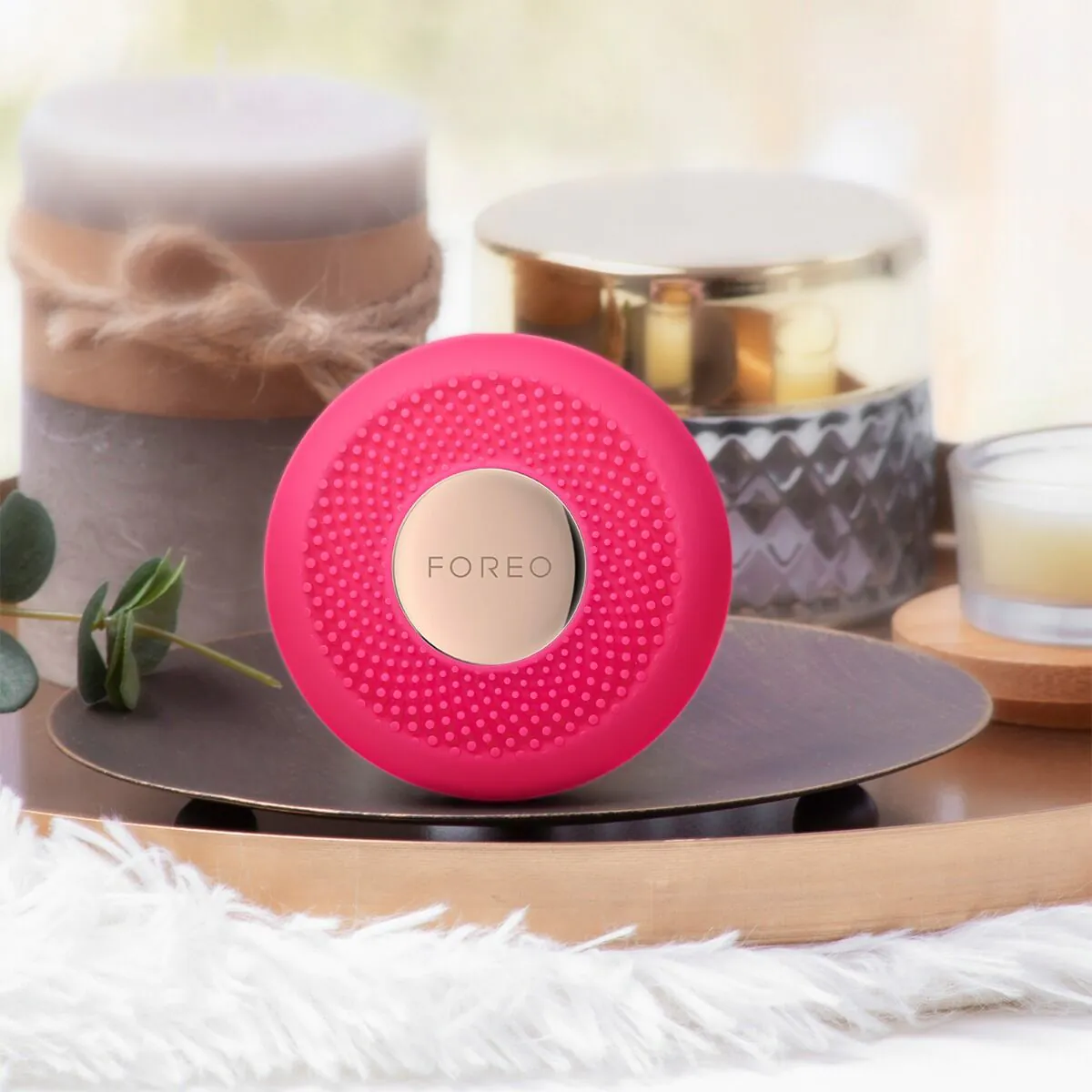 Foreo Ufo Mini Urządzenie do nakładania maseczek w płachcie, Fuchsia