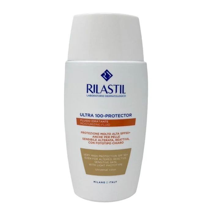RILASTIL Rilastil Fotoprotezione 365 Ultra 100-Protector Fluid SPF50+ getönter Sonnenschutz für empfindliche und reaktive Haut