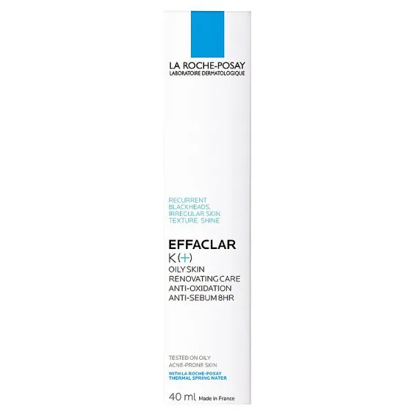 La Roche-Posay Effaclar K+ mitrinošais krēms pret melniem punktiem, 40 ml