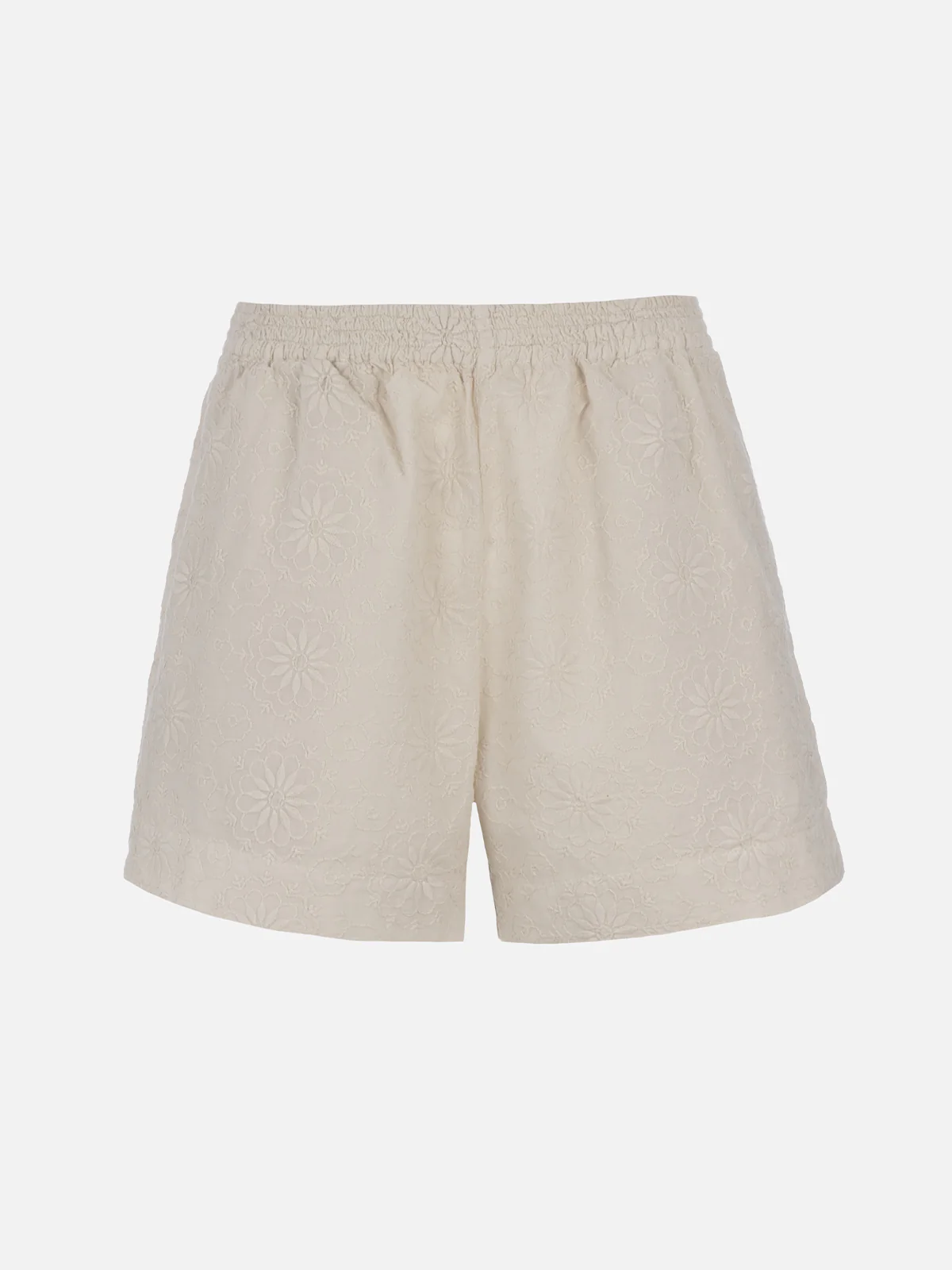 Meave Sangallo katoenen pull-up shorts voor dames