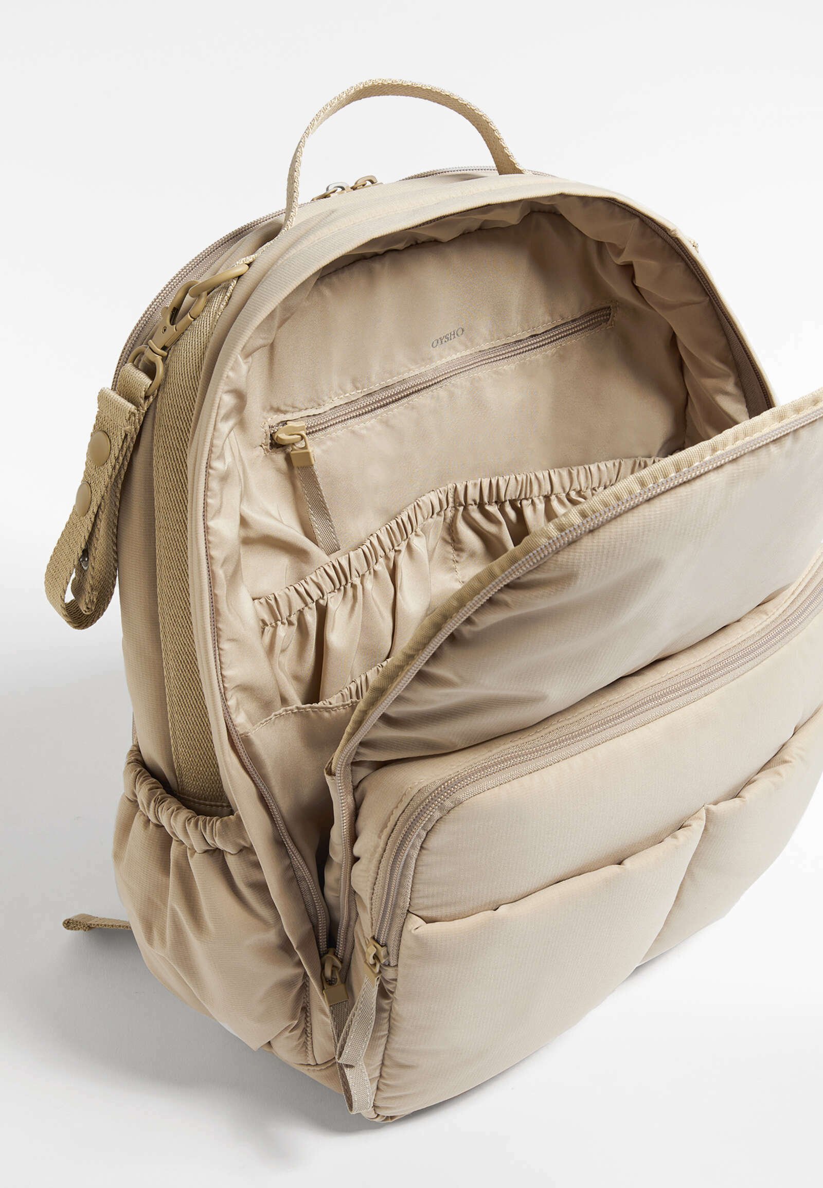 OYSHO MAXI - Rugzak - beige