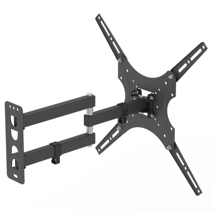 Soporte de pared para televisores de pantalla plana LED, LCD y Plasma de 26 a 55 pulgadas, VESA 400-400 mm con brazo basculante en voladizo y