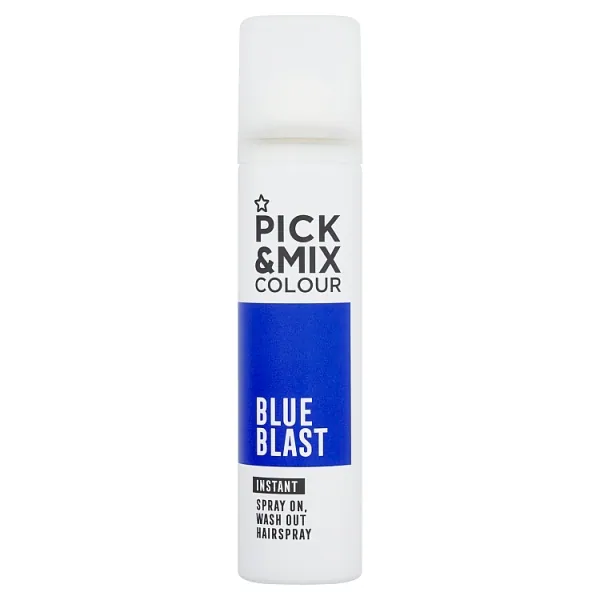 Pick & Mix midlertidig hårfargespray blå 75ml