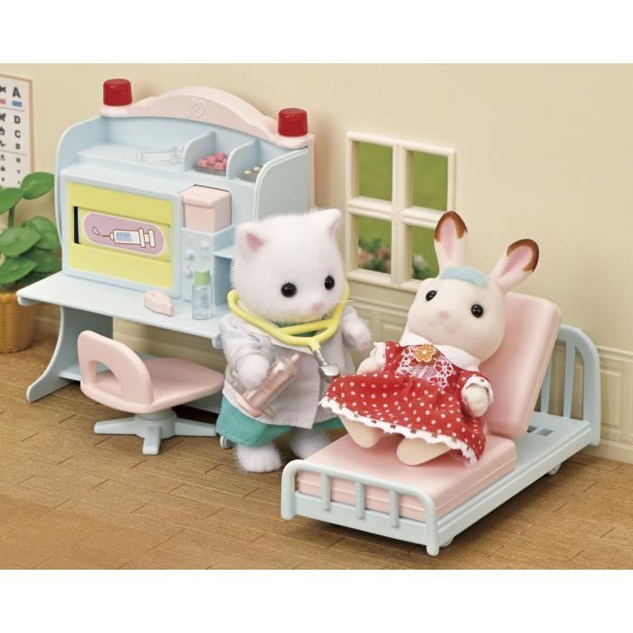 Village Doctor Playset - Sylvanian Families - Model 5705 - Accessories Included