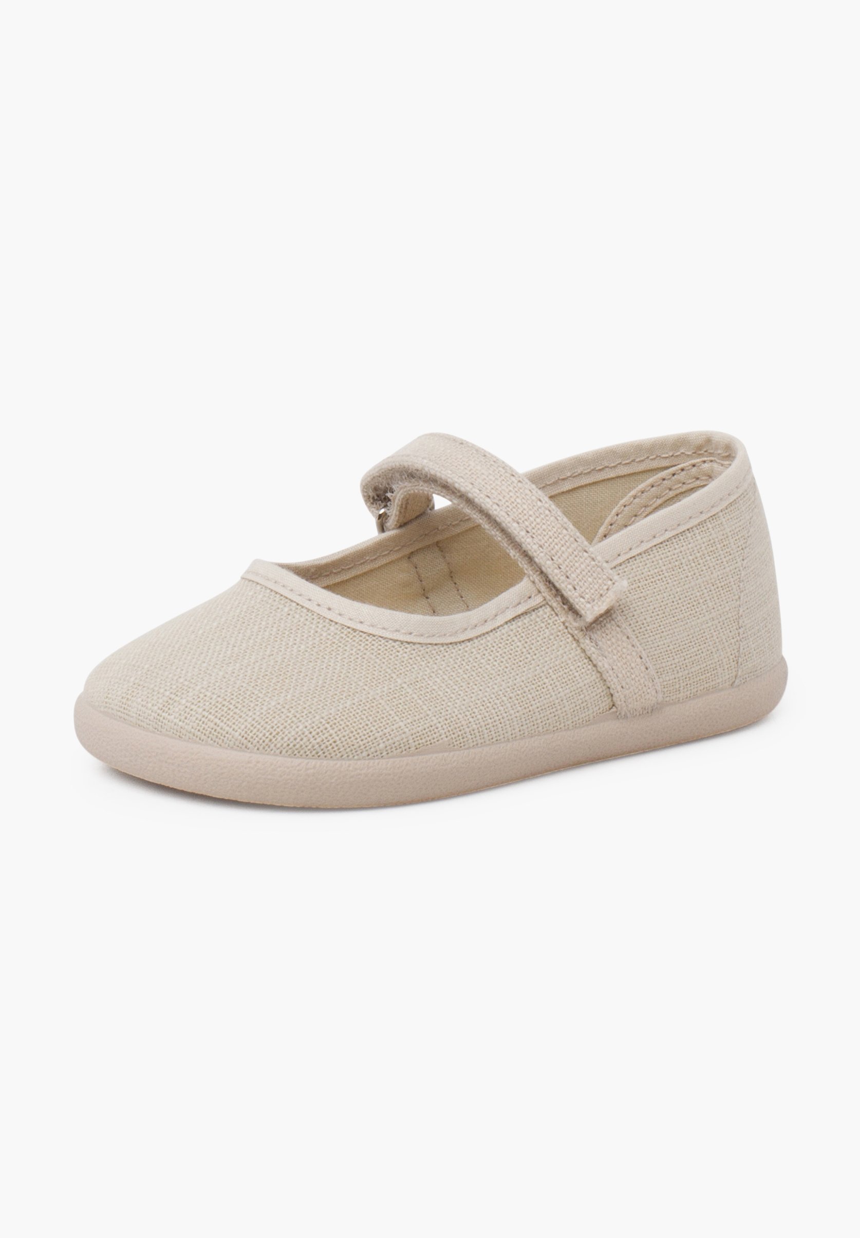 Pisamonas lichtgewicht Mary Janes met klittenbandsluiting - babyschoenen - ecru