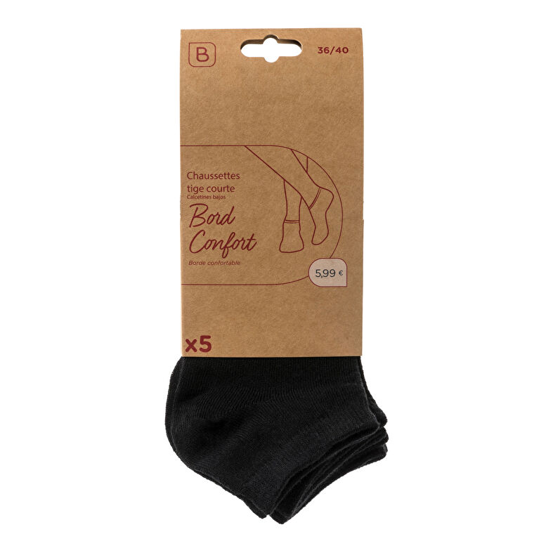 Calcetines y medias negras para mujer