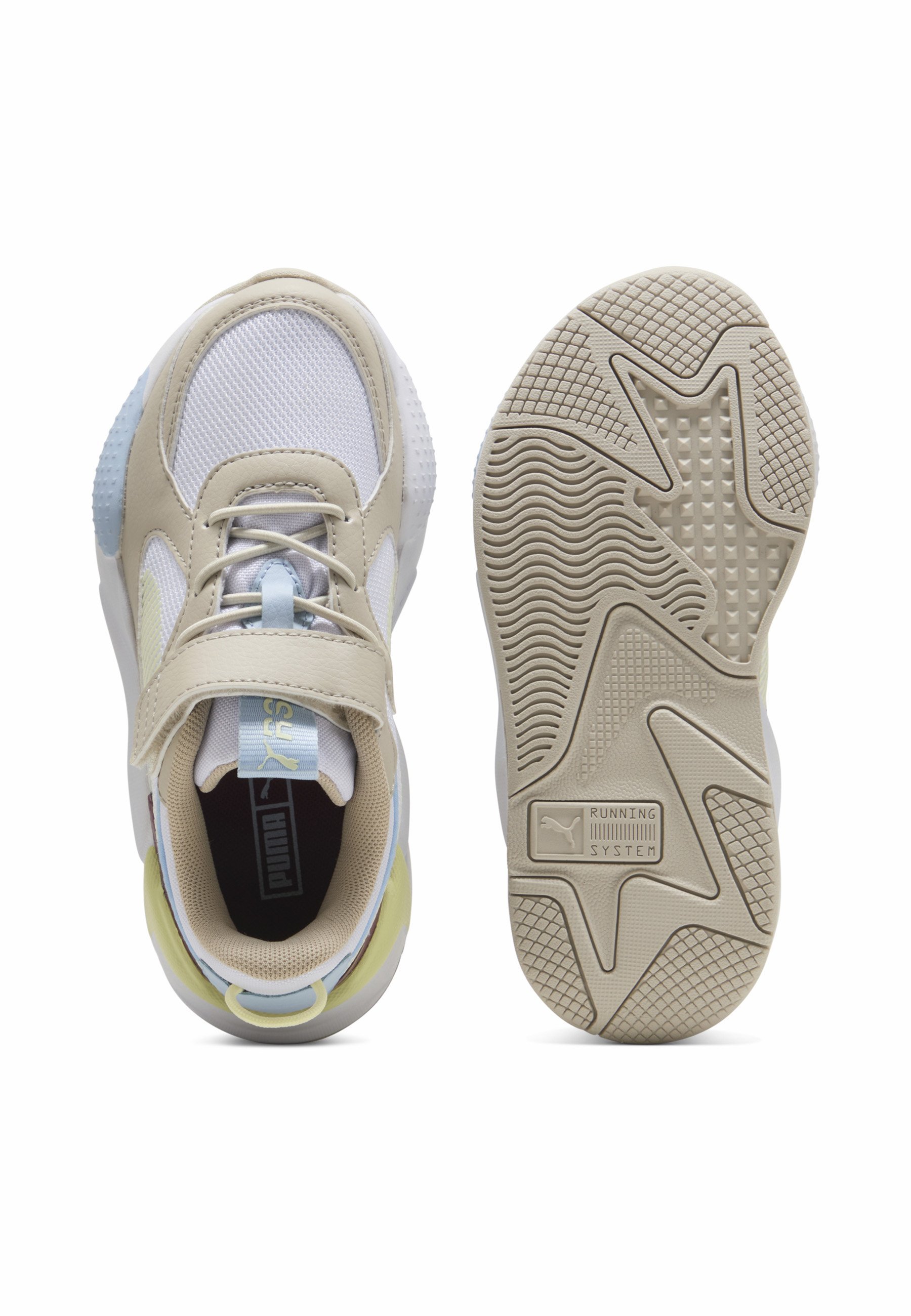 Baskets Puma - lune or blanc